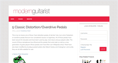 Desktop Screenshot of modernguitarist.com